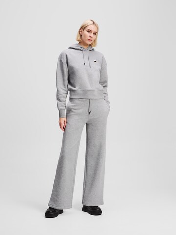 Karl Lagerfeld Wide leg Trousers in Grey: front