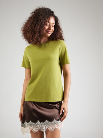 PIECES Shirt 'PCRia' in Groen: voorkant