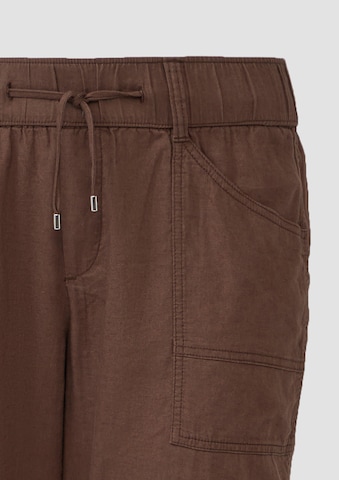 s.Oliver Tapered Trousers in Bronze