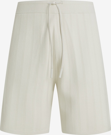 Calvin Klein Normalny krój Spodnie w kolorze biały: przód