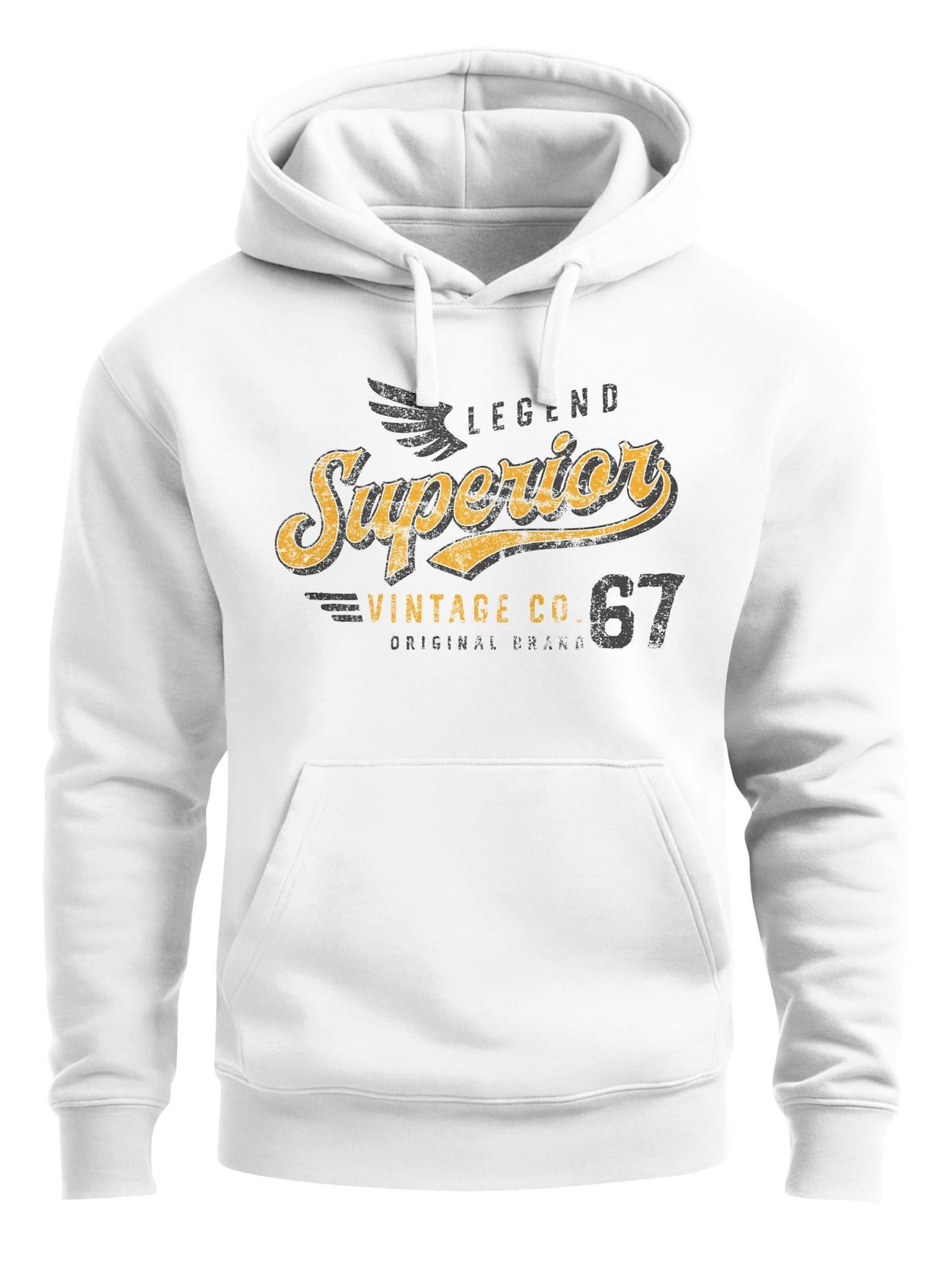 Neverless Sweatshirt 'Superior Vintage' in White: front