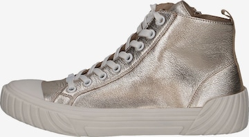 CAPRICE High-Top Sneakers in Gold
