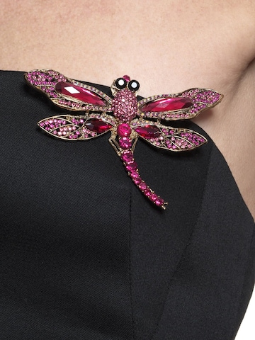 Broche 'Mabel farfalla spilla con cristalli fuxia' Addicted2 en or