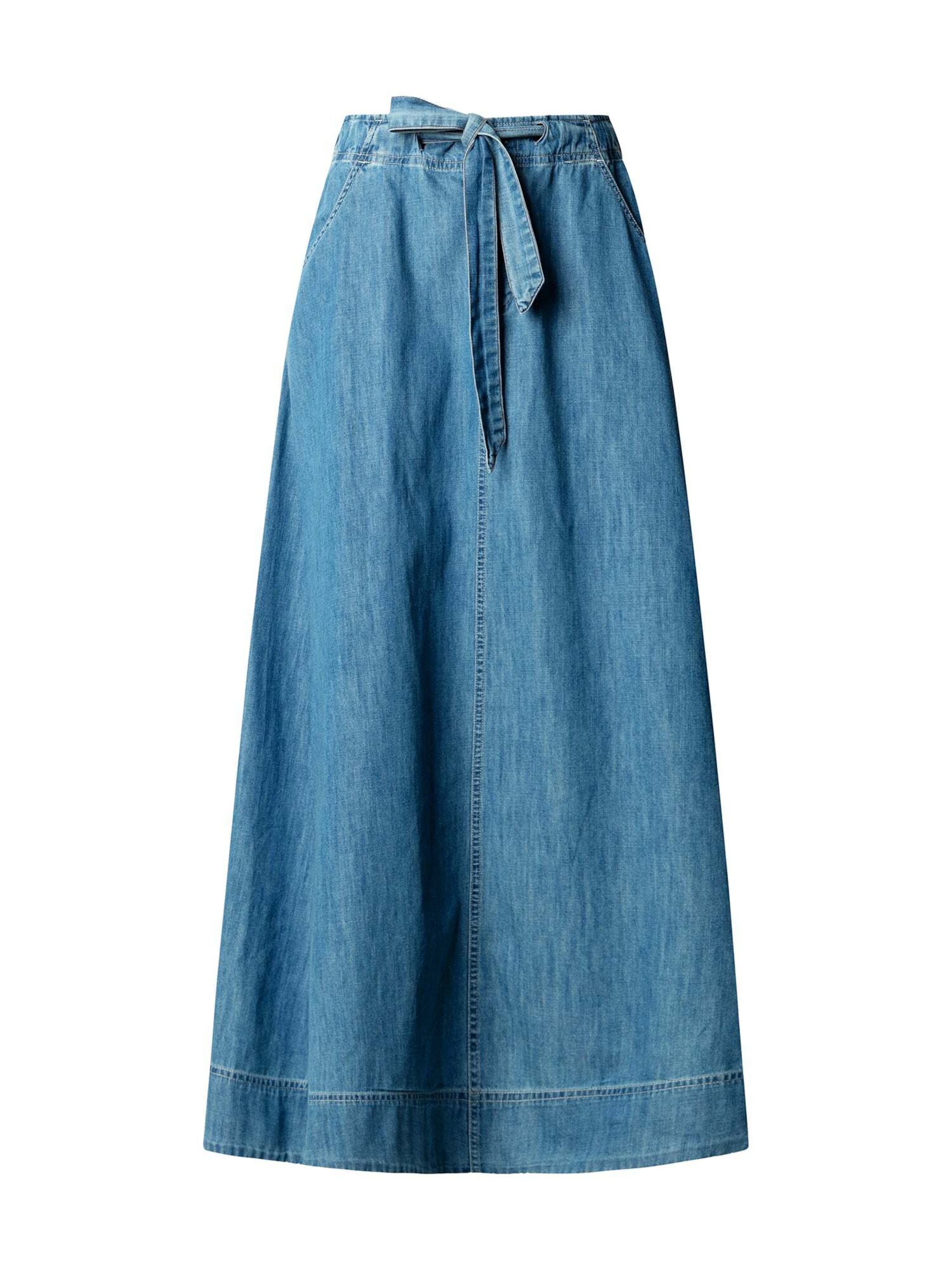 Pepe Jeans Rok in Blauw: voorkant