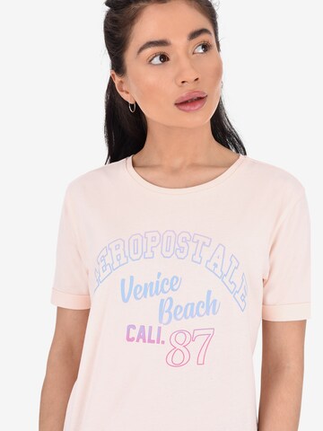 AÉROPOSTALE Shirt 'Venice' in Roze