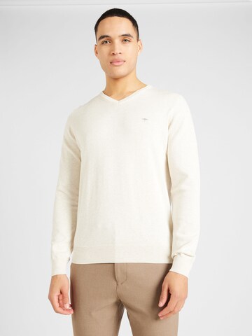 FYNCH-HATTON Sweater in White: front