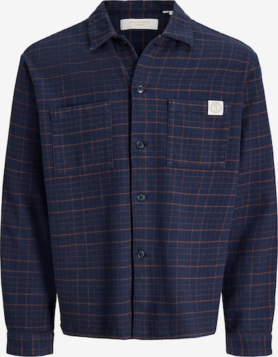 JACK & JONES Hemd in L in navy / rot, Produktansicht
