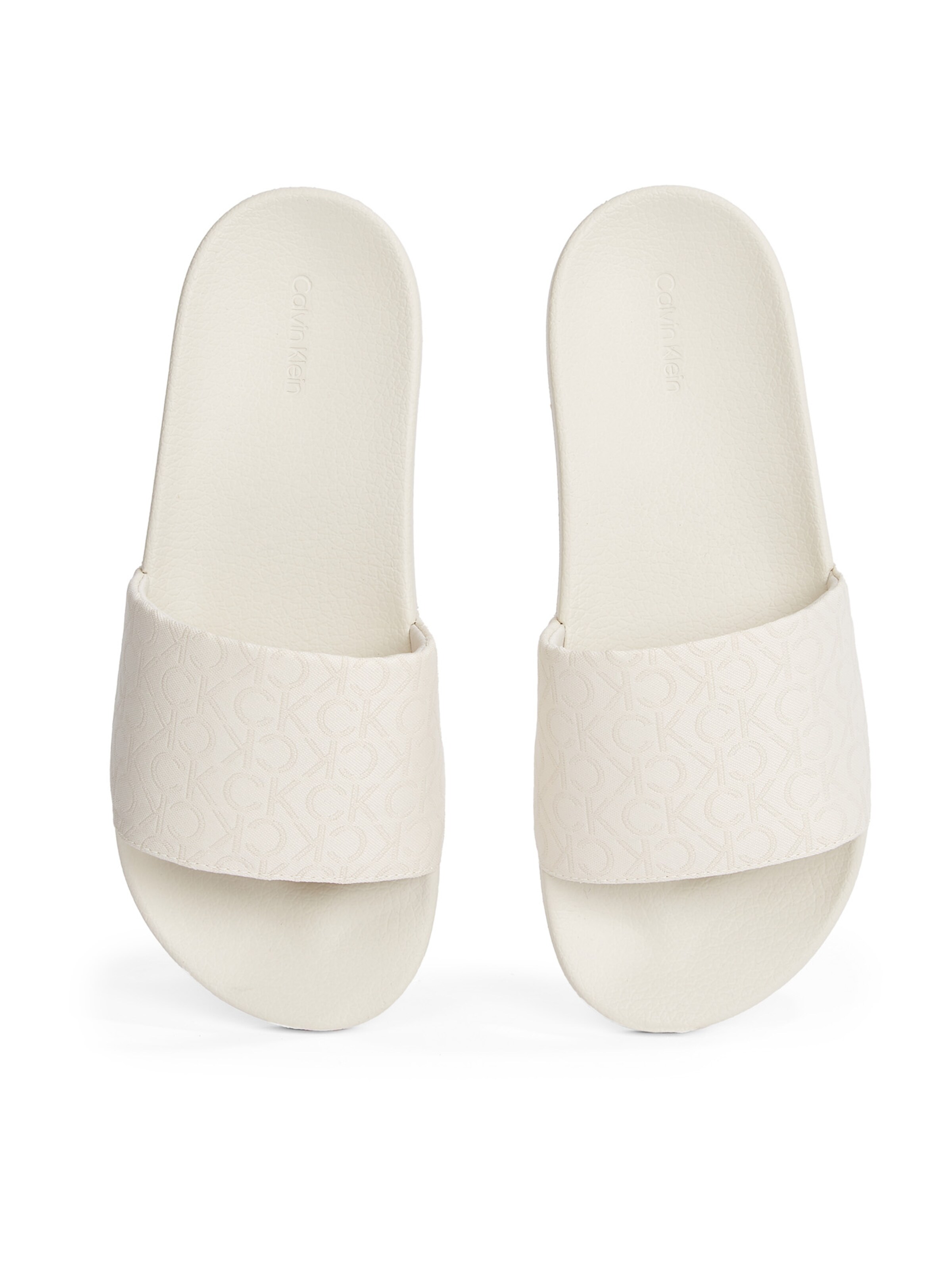 Calvin Klein - Sapato aberto em branco