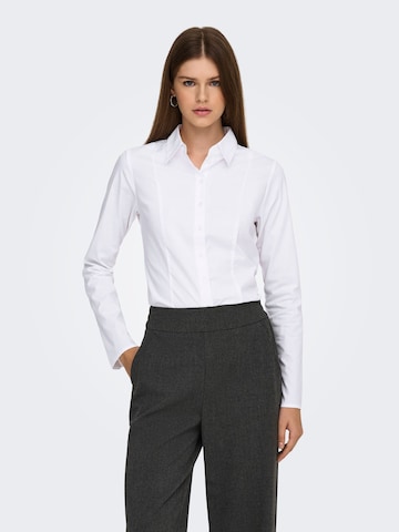 ONLY - Blusa en blanco: frente
