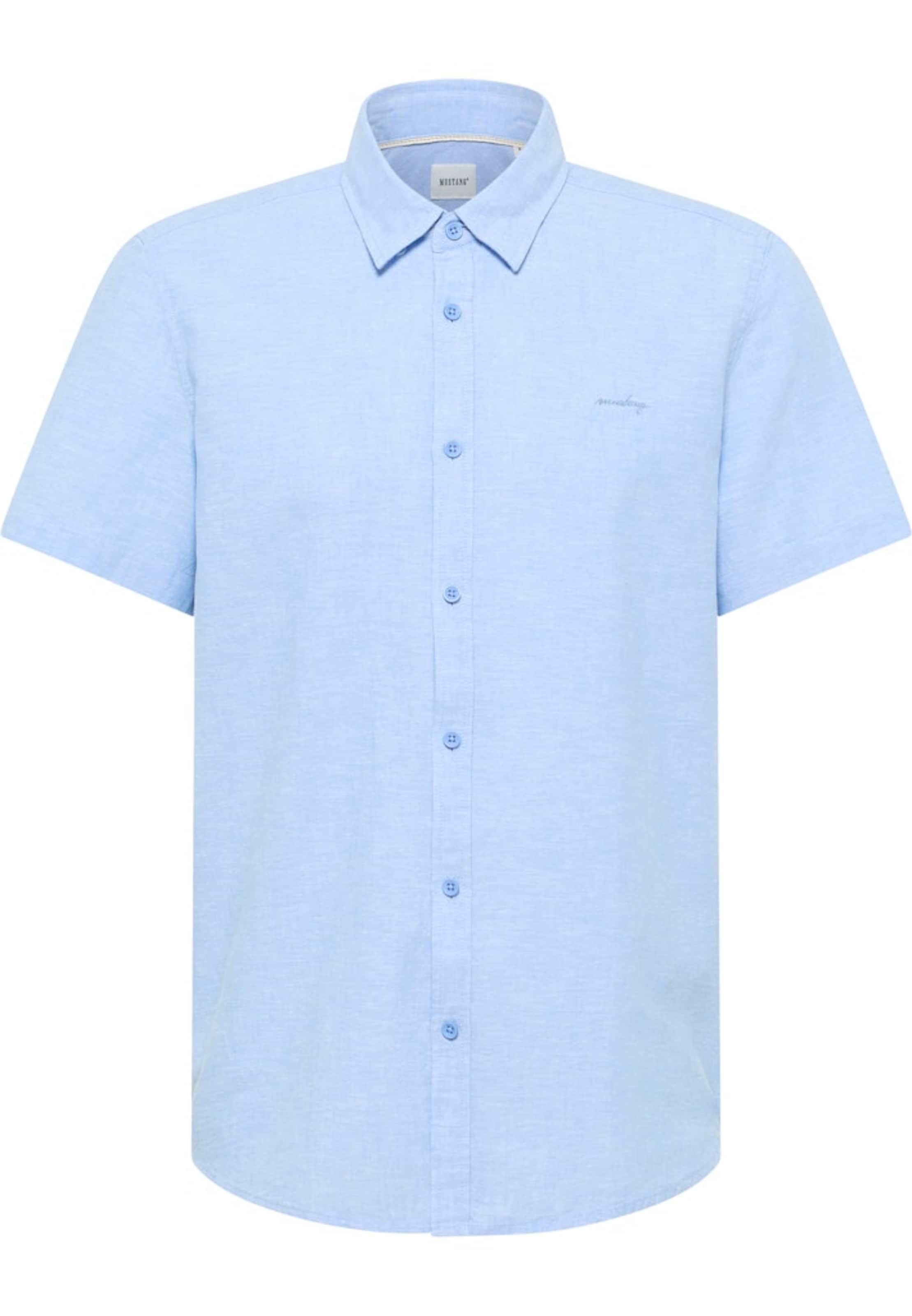 MUSTANG - Ajuste confortable Camisa 'BERKELEY' en azul: frente