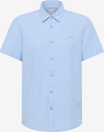 mėlyna MUSTANG Patogus modelis Marškiniai 'BERKELEY': priekis