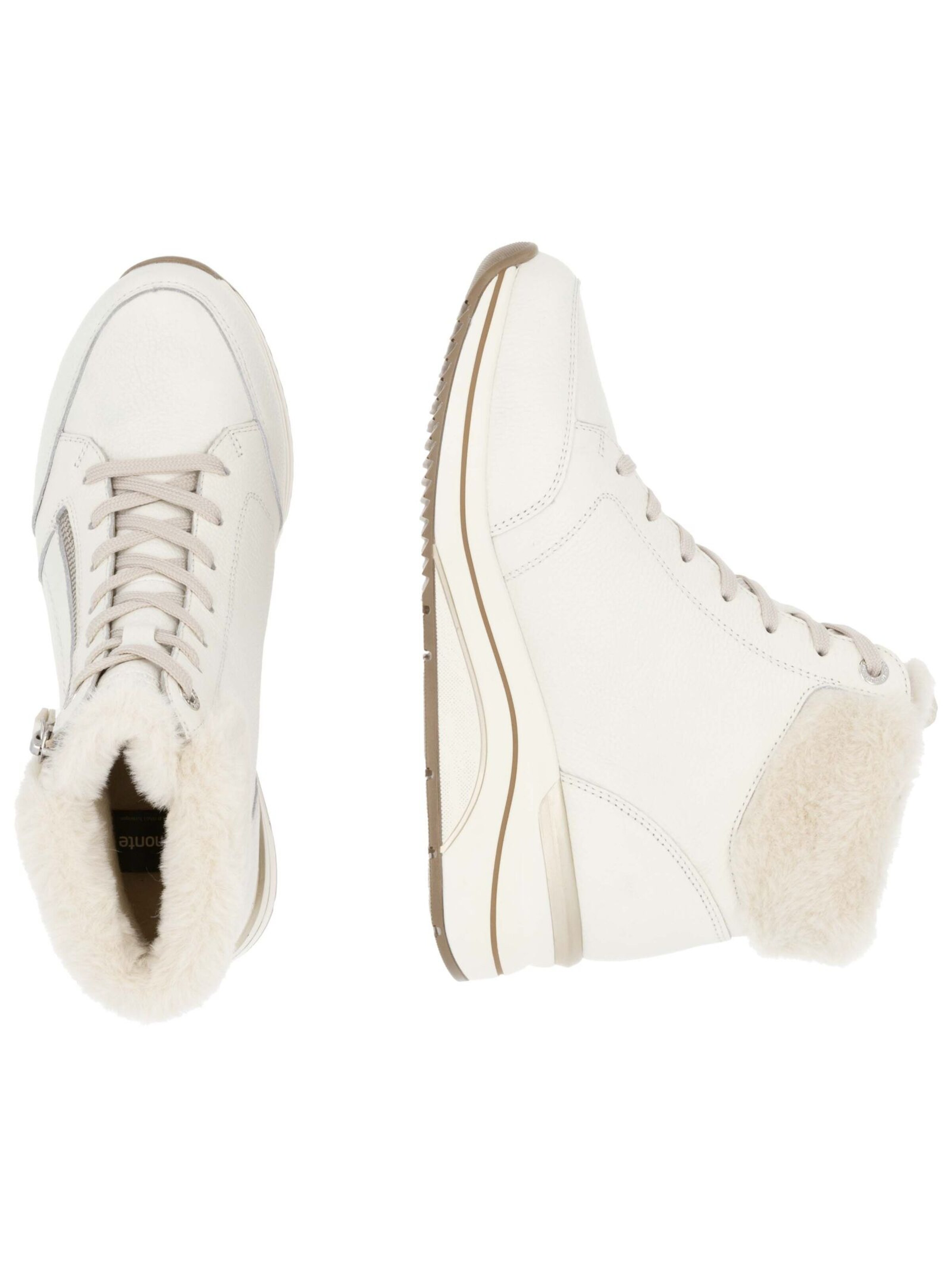 REMONTE Ботинки на шнуровке в Белый