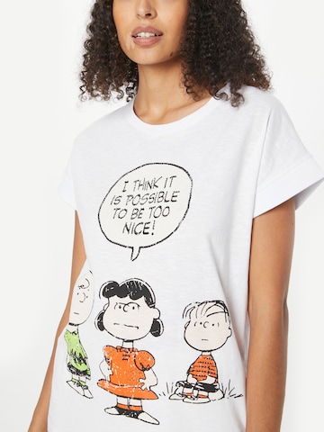 Frogbox Shirts 'Snoopy Charaktere' i hvid