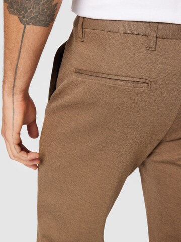 Coupe slim Pantalon Lindbergh en beige