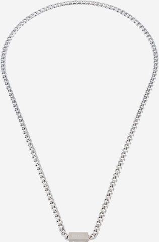 BOSS Black Necklace in Silver: front