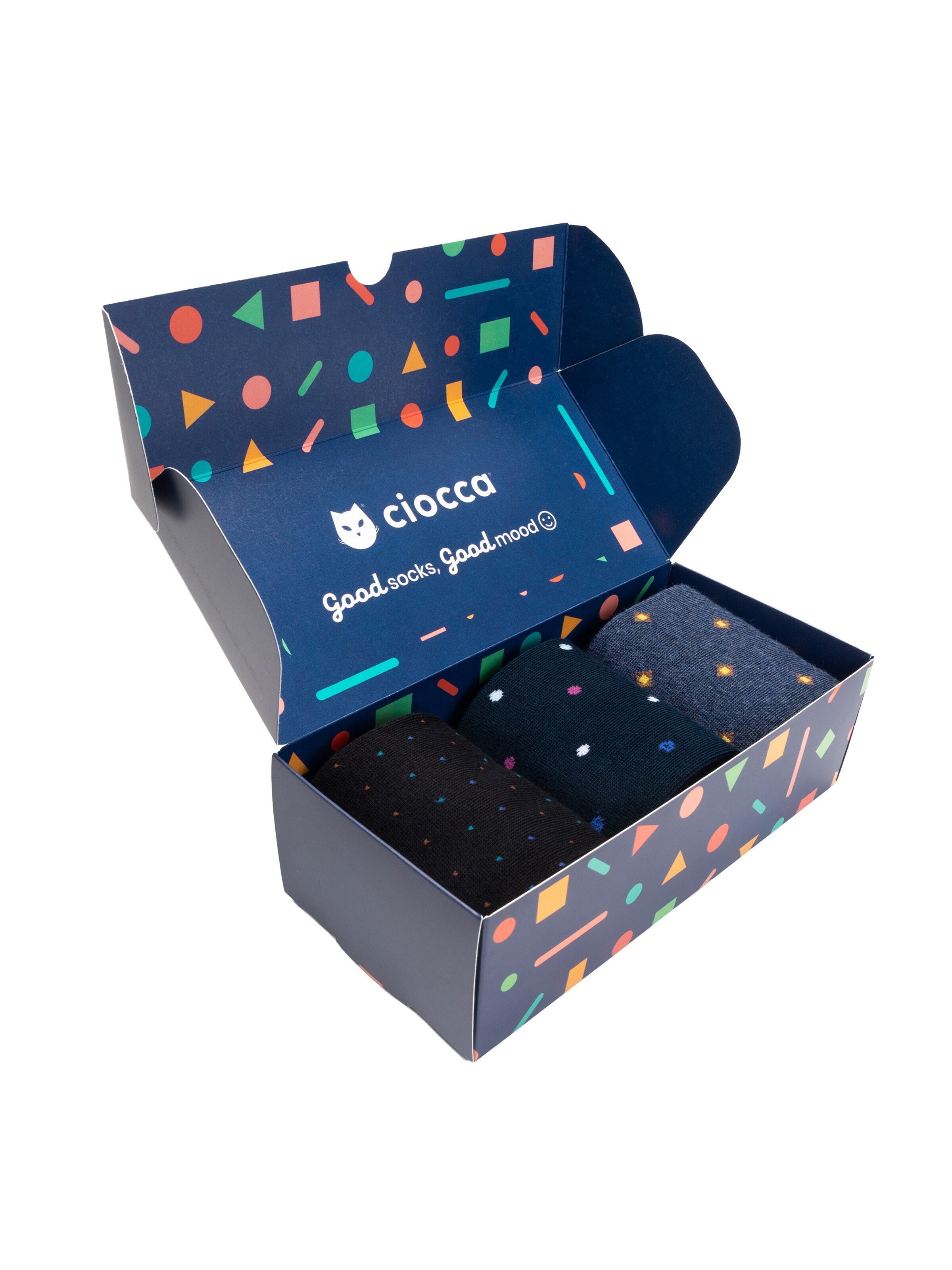 Gambaletto '3 Pack Calze Lunghe Fantasia - Confezione Regalo - Ciocca' di Ciocca in colori misti
