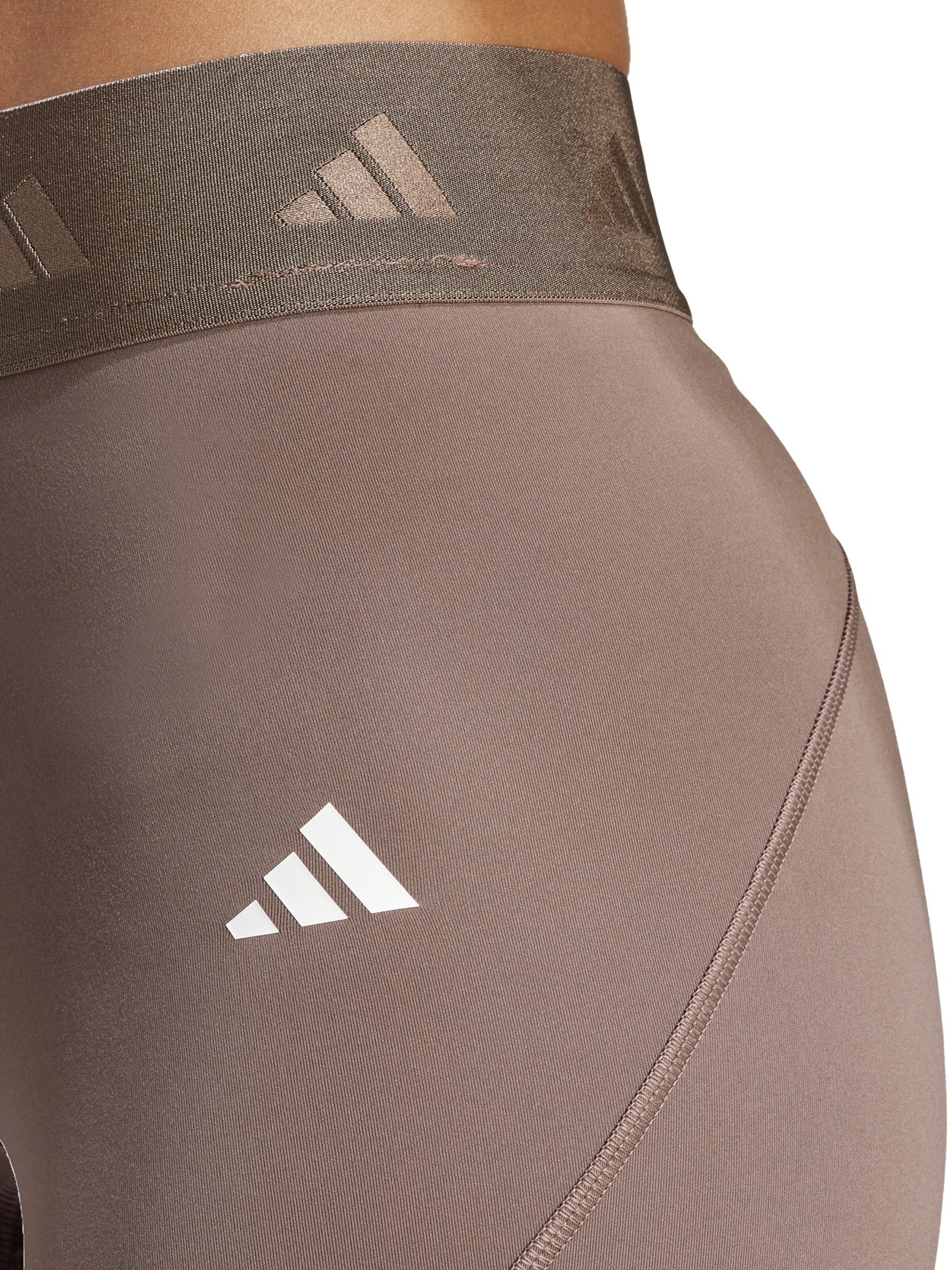 Skinny Pantalon de sport 'Hyperglam' ADIDAS PERFORMANCE en marron