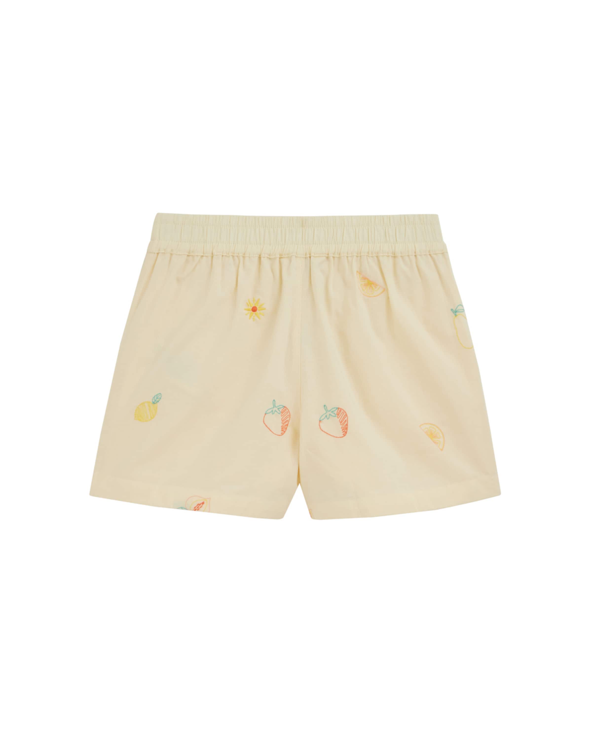 WE Fashion - Loosefit Calças em amarelo