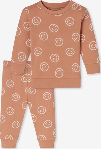 Pyjama ' Nightwear ' SCHIESSER en orange : devant