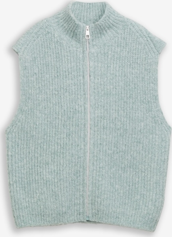 Cardigan TOM TAILOR DENIM en bleu : devant