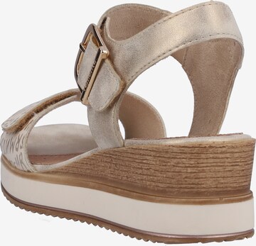 REMONTE Strap Sandals in Beige