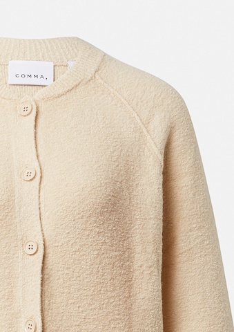 COMMA Strickjacke in Beige