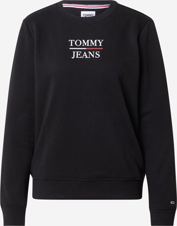 Sweat-shirt Tommy Jeans en noir : devant