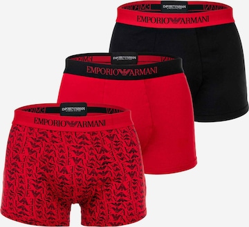 Boxers Emporio Armani en rouge : devant