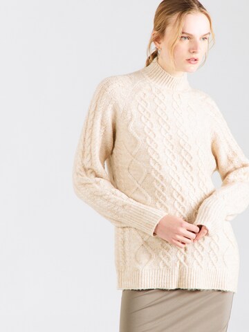 Pull-over 'Dana' ABOUT YOU en beige : devant