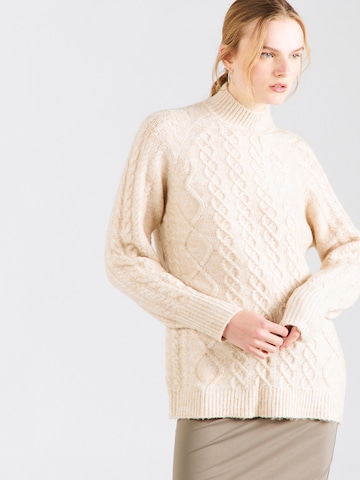 ABOUT YOU Sweater 'Dana' in Beige: front