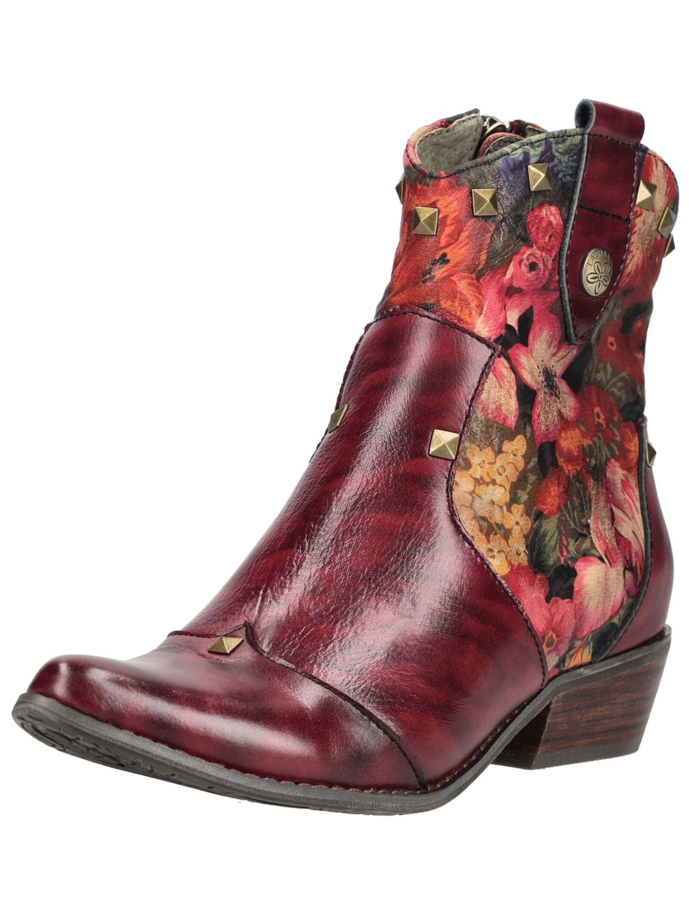 Bottines Laura Vita en rouge : devant