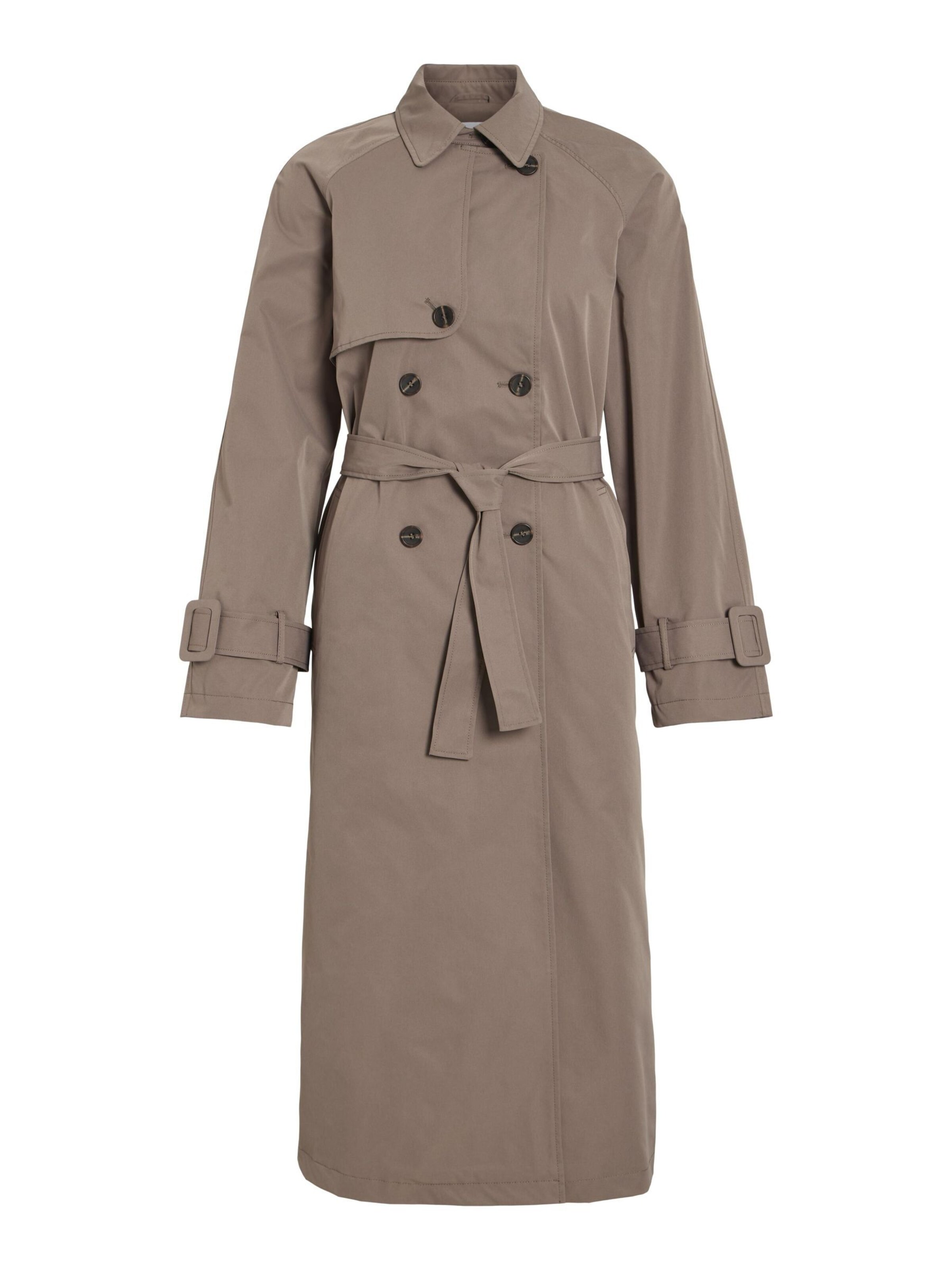 VILA Tussenmantel in Bruin: voorkant