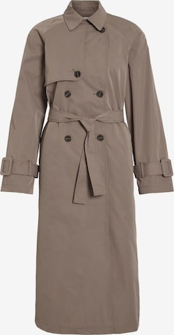 Manteau mi-saison VILA en marron : devant