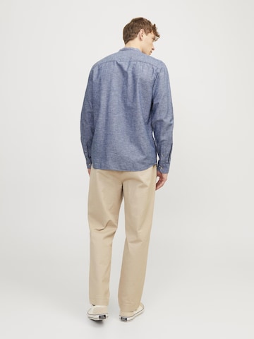 JACK & JONES Comfort Fit Skjorte 'JJESummer Band' i blå