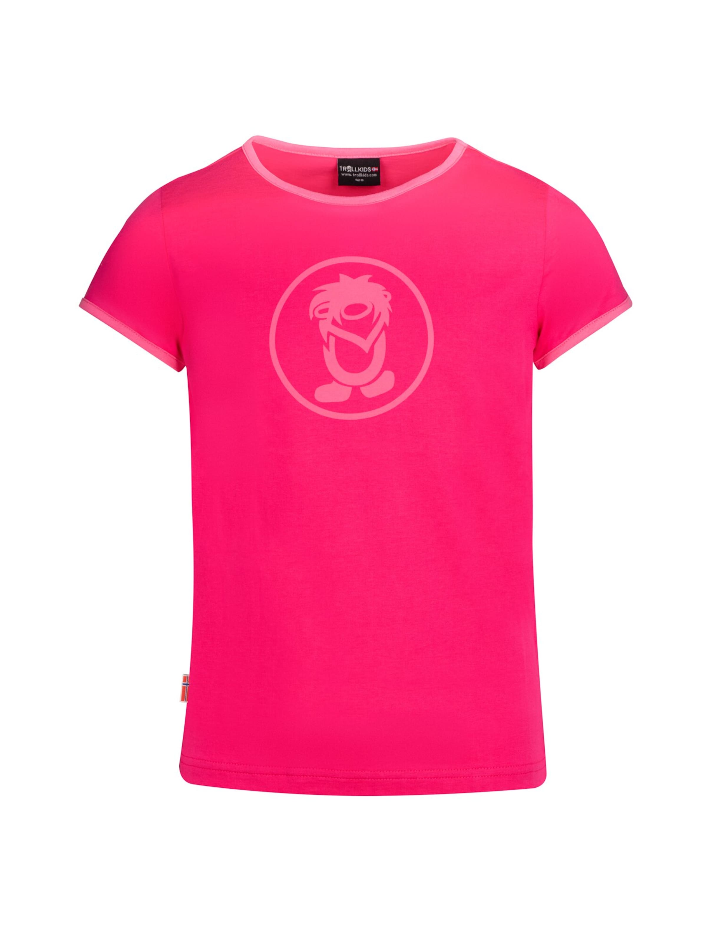 TROLLKIDS Performance Shirt in Pink: front