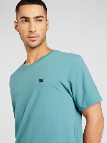 WRANGLER - Camiseta 'SIGN OFF' en azul