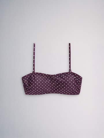 The Set - Bandeau Bikini en gris