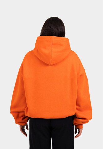 Sweat-shirt Prohibited en orange