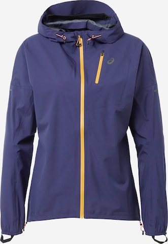 ASICS Athletic Jacket 'FUJITRAIL' in Blue: front