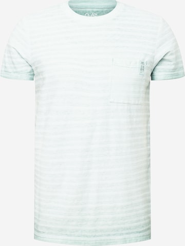 QS Shirt in Blauw: voorkant