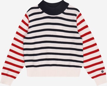 PETIT BATEAU Sweater in White: front