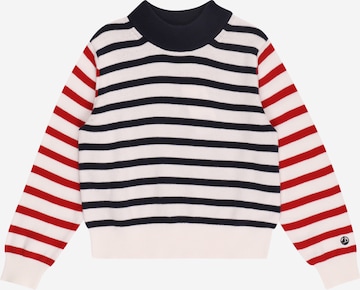 PETIT BATEAU Sweater in White: front