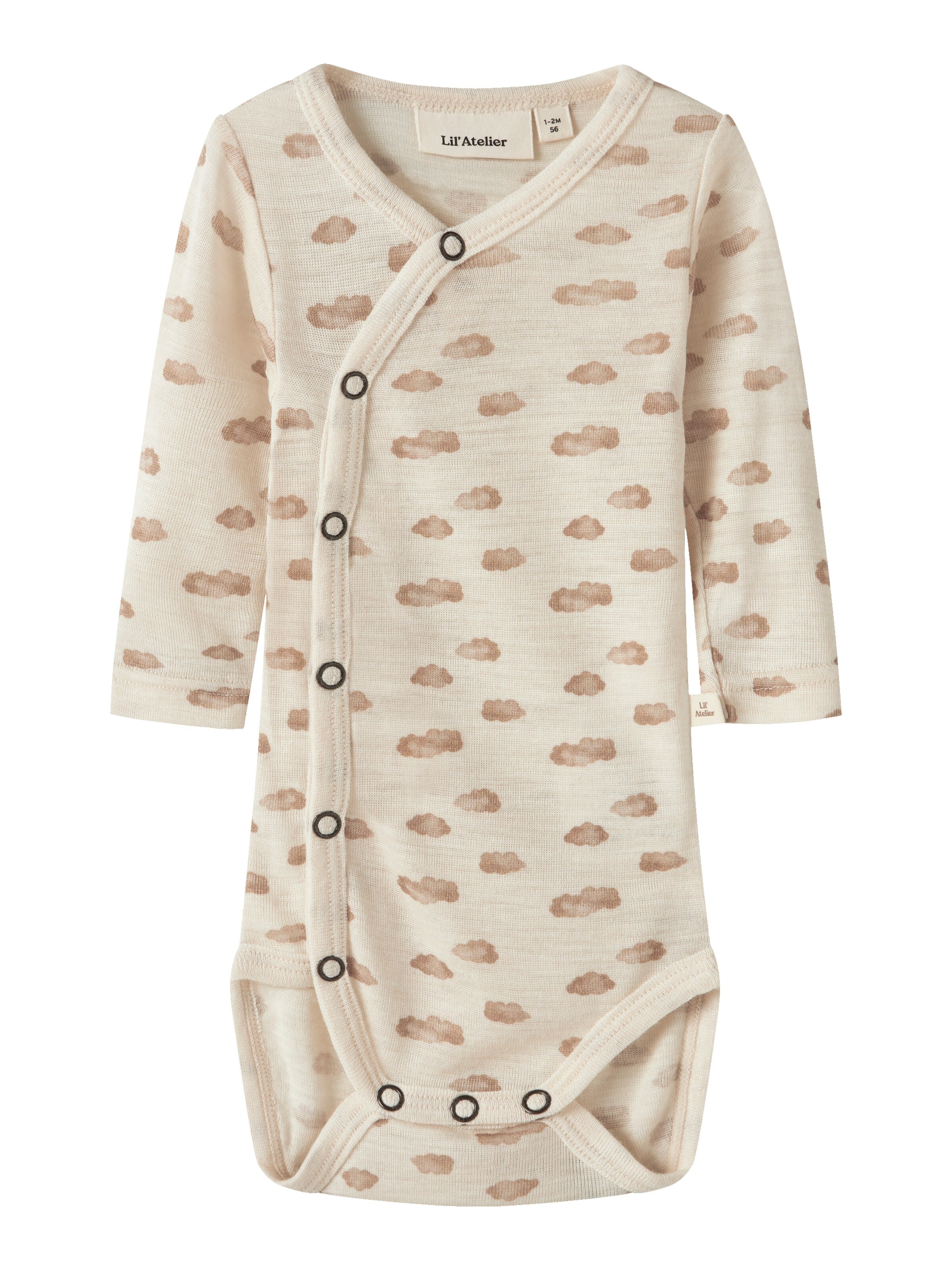 NAME IT Strampler/Body‌‌ in Beige: Vorderseite