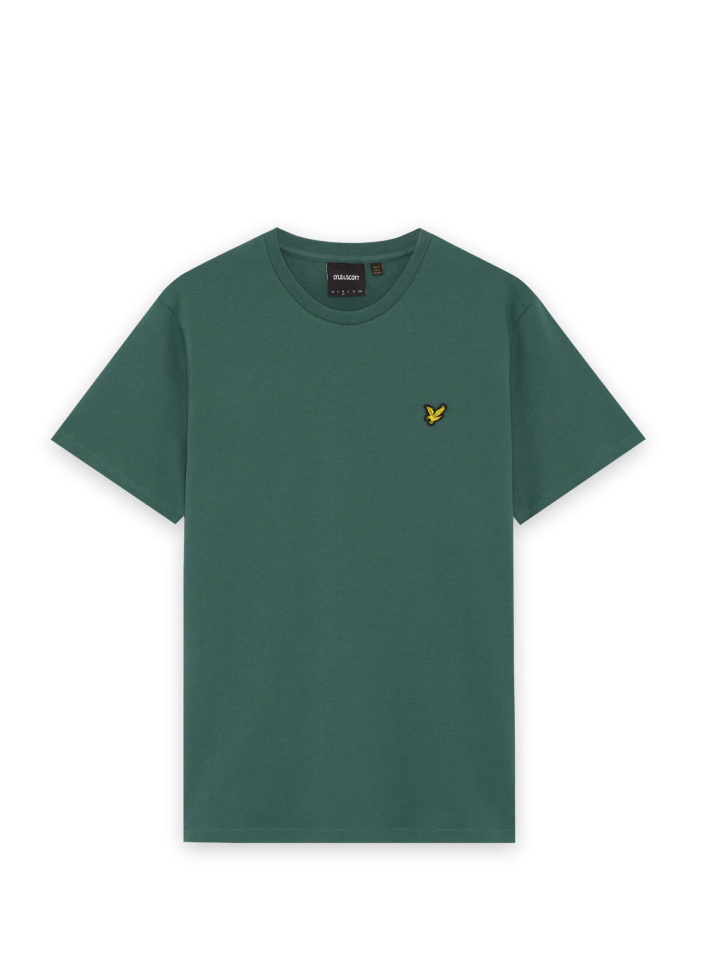 Lyle & Scott Shirt 'Lyle & Scott - Heren t-shirt' in Groen: voorkant