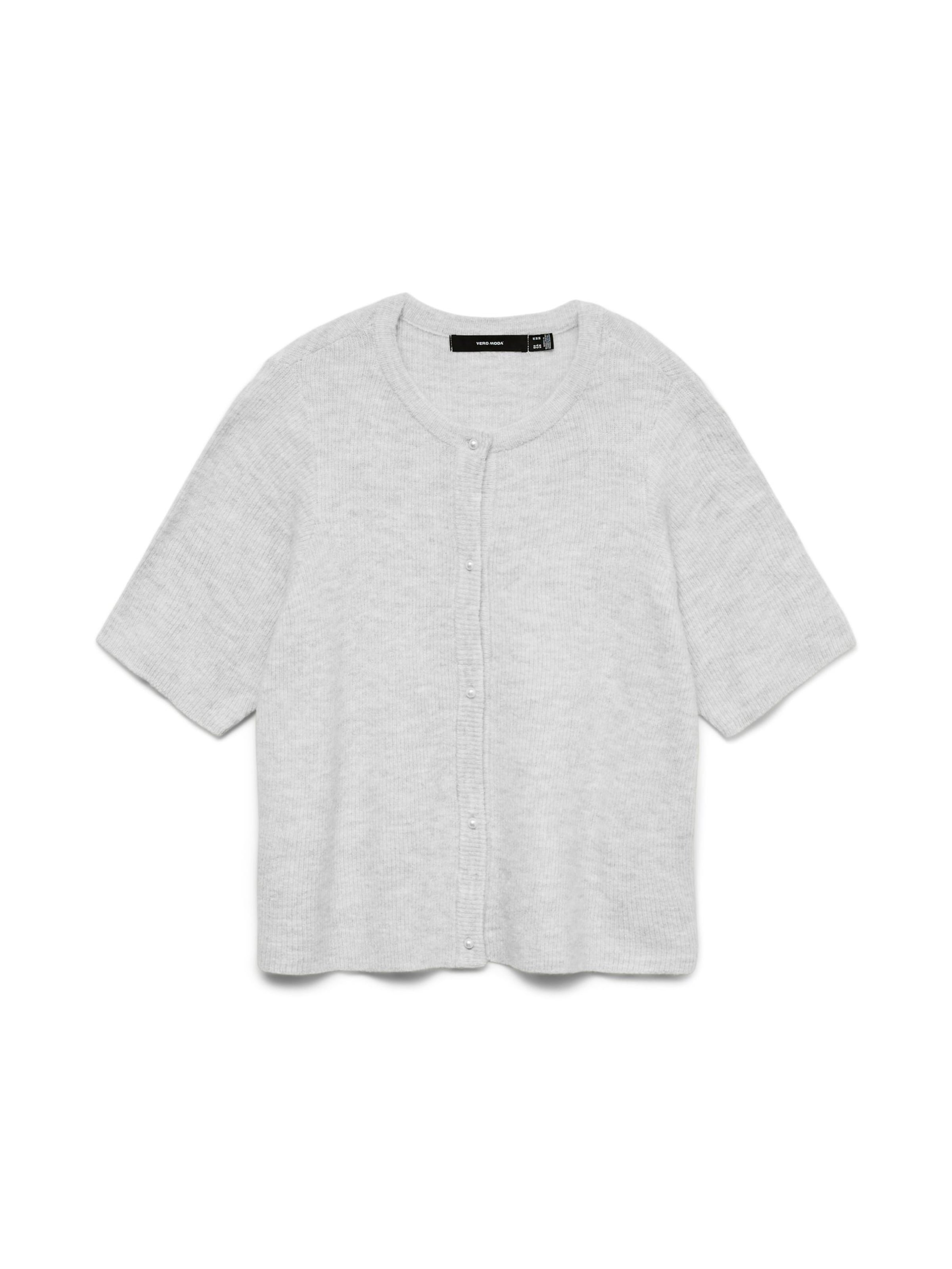 VERO MODA Cardigan 'VMLefile' en gris clair, Vue avec produit