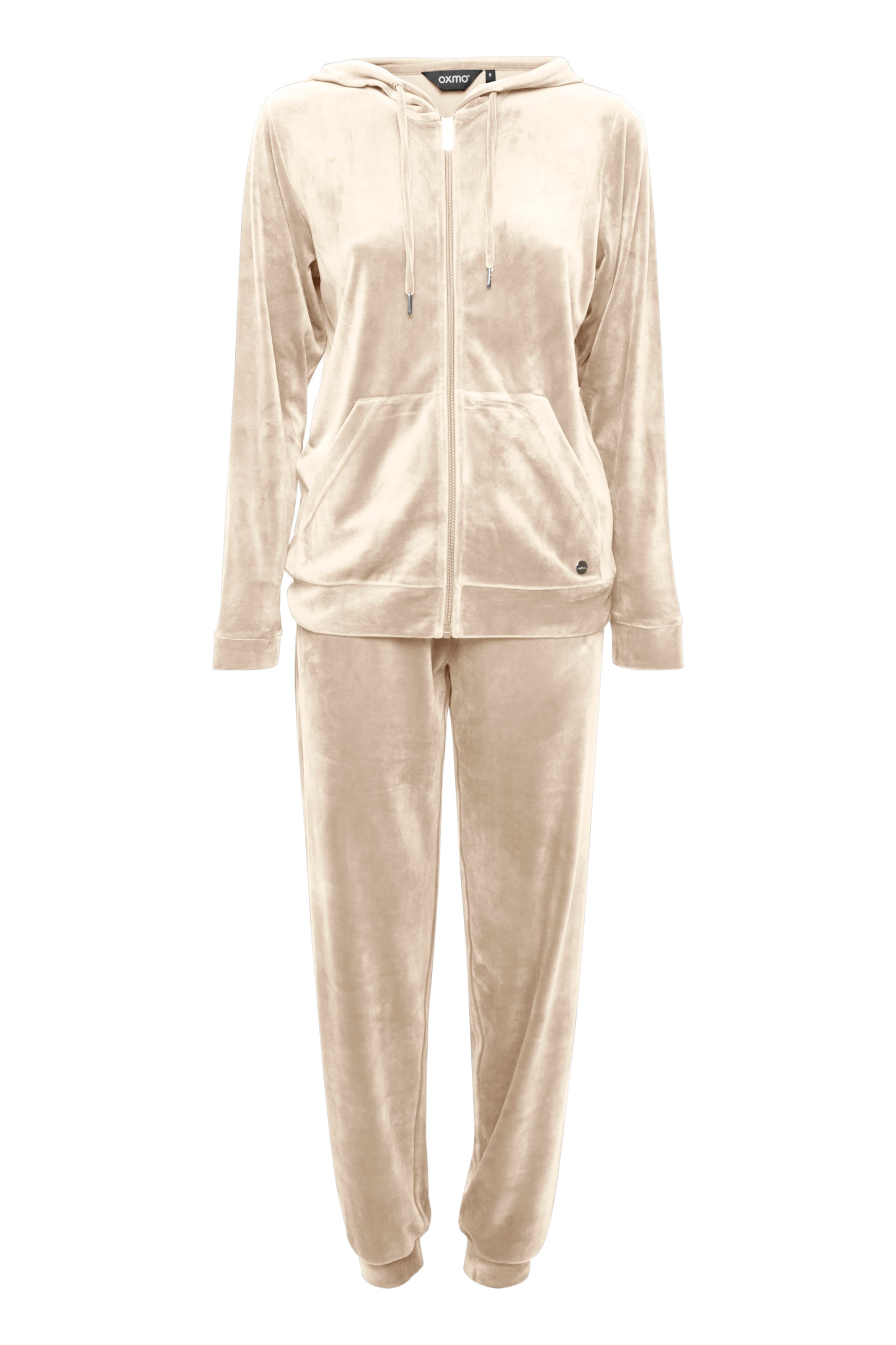 Oxmo Hausanzug 'Oxmitta' in Beige: Vorderseite