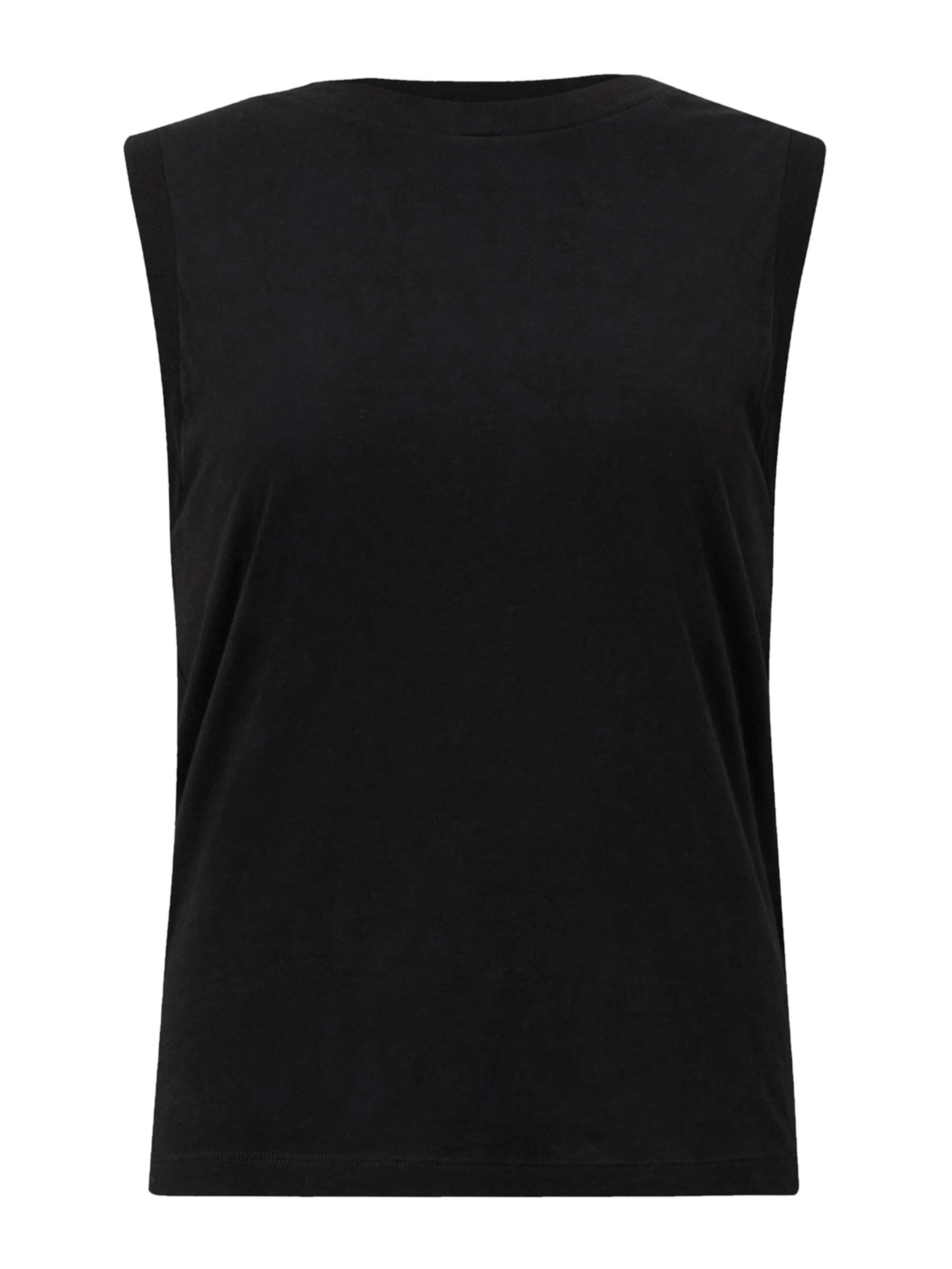 Top 'IMOGEN' di AllSaints in nero: frontale