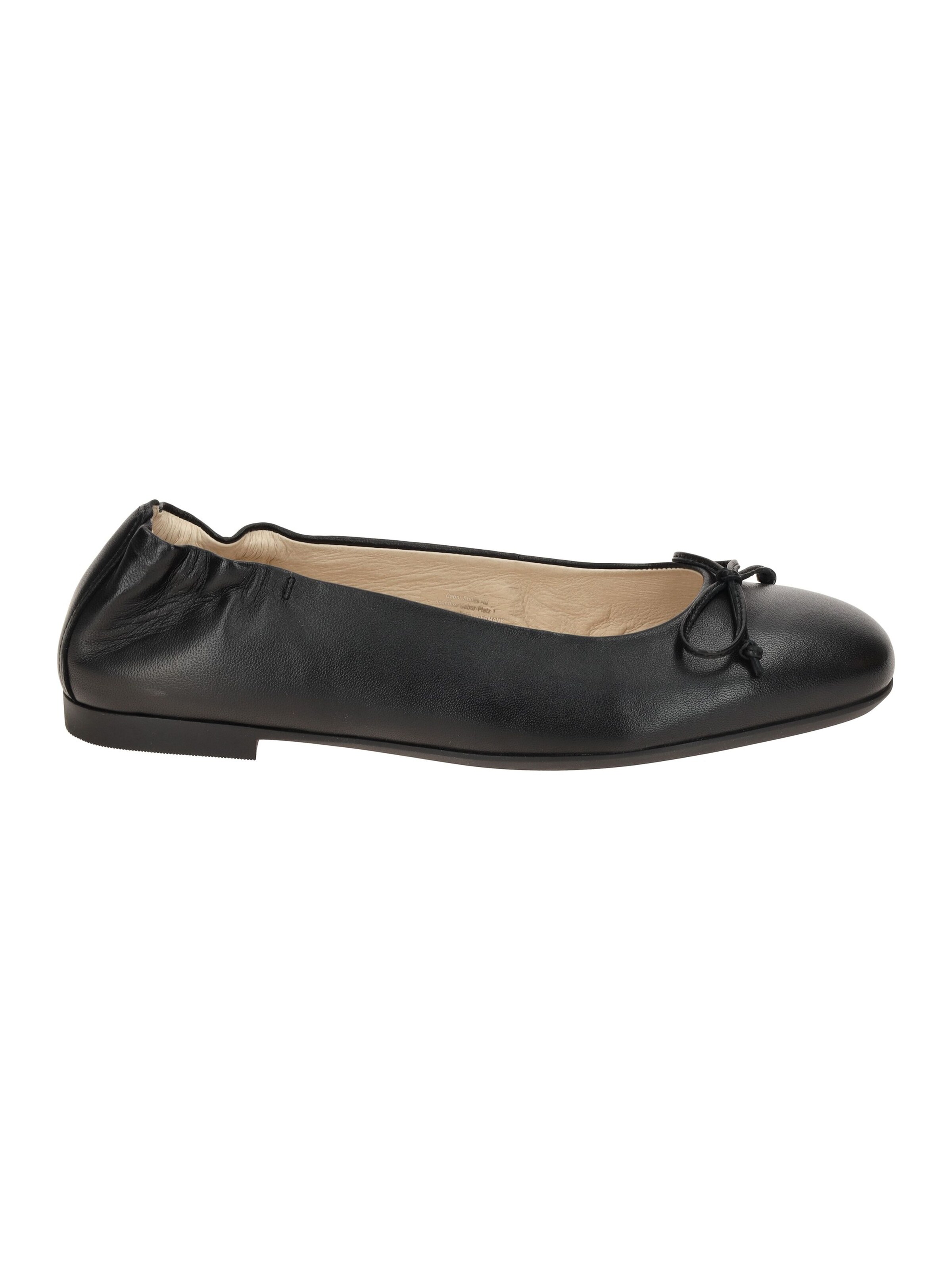 GABOR Ballerina 'Gabor comfort Ballerina schwarz Nappa 62.611.57' in Schwarz