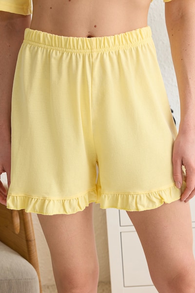 Trendyol Shorty in XS in Light blue / Light yellow / Black / White, Item view