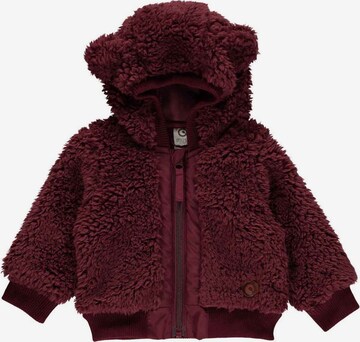 Veste en polaire '' Müsli by GREEN COTTON en marron : devant